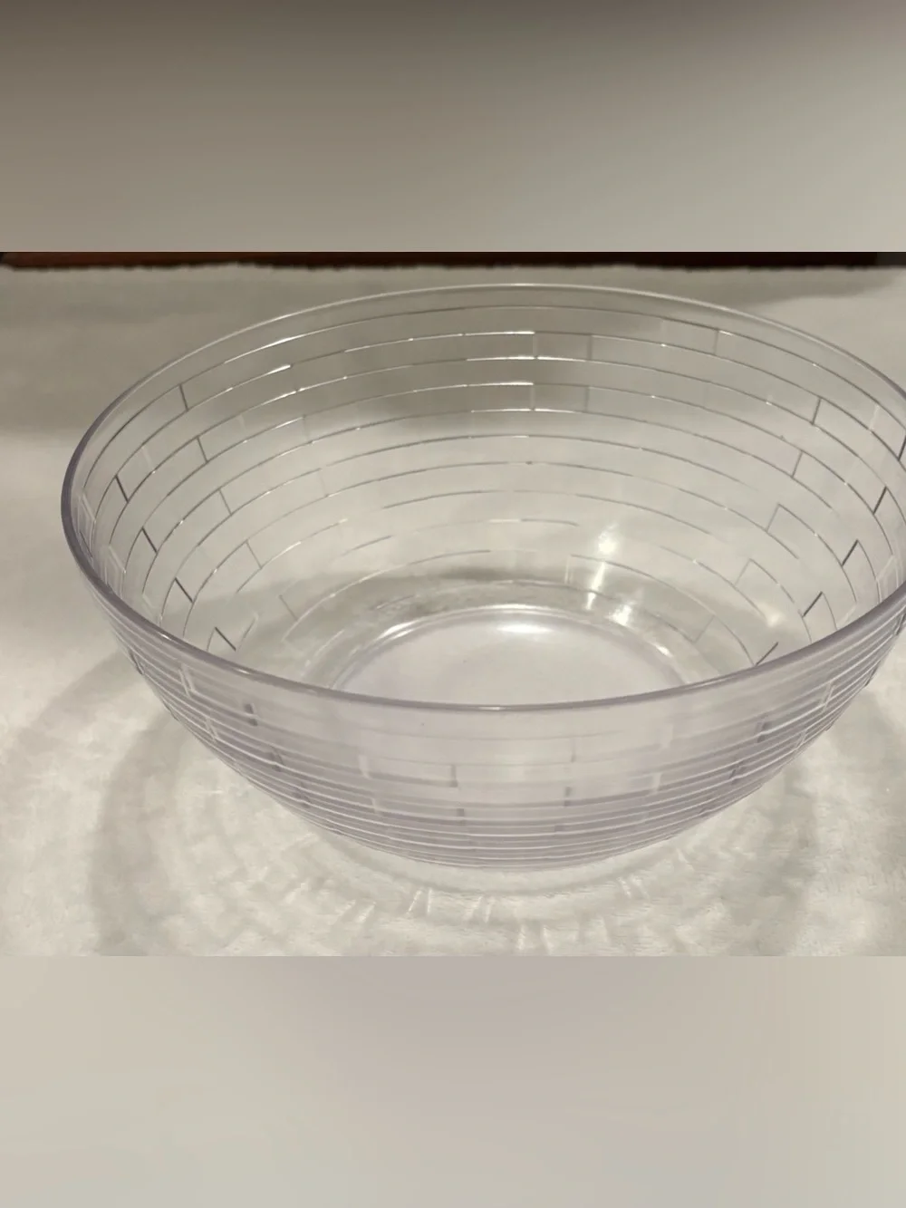 Longaberger Warm Brown Basket with Fabric Liner, Protector and Lid